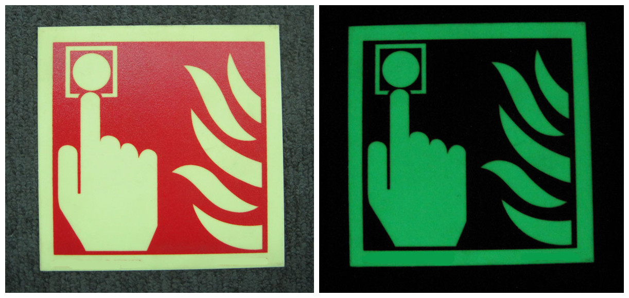 Photoluminescent Fire Equipment Signs