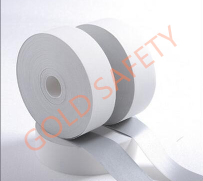 High visibility flame retardant silver reflective tape  GS-1303-FR